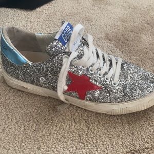 Sparkly Golden Goose Sneakers
